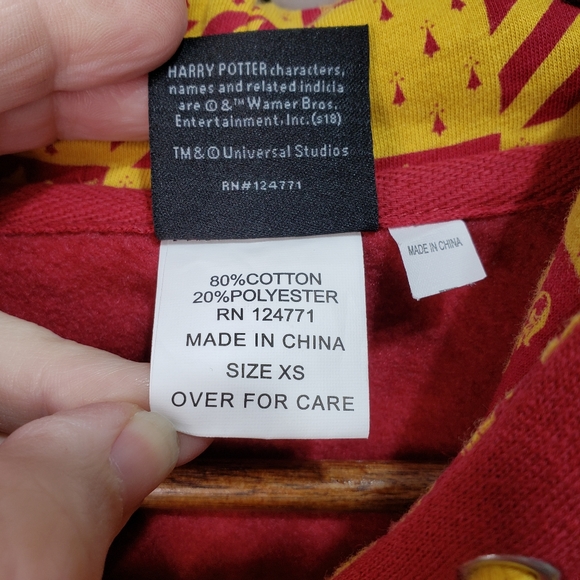 Wizarding World Harry Potter Gryffindor Full Zip - Picture 6 of 8